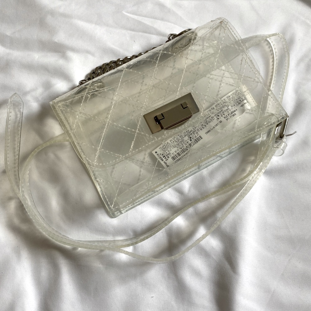 Zara transparent bum bag